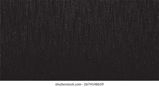 Vector fabric texture. Distressed texture of weaving fabric. Grunge background. Abstract halftone vector illustration. Overlay to create interesting effect and depth. Black isolated on white. EPS10.