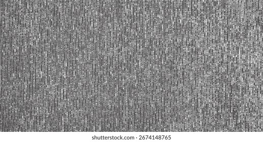 Textura de tela de Vector. Textura angustiada de tejido. Fondo de Grunge. Abstractas Ilustración vectorial de semitono. Superposición para crear un efecto y una profundidad interesantes. Negro aislado en blanco. EPS10.