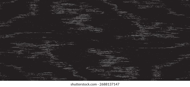 Textura de tecido vetorial. Textura angustiada do tecido de tecelagem. Fundo grunge. Ilustração de vetor de meio-tom abstrato. Sobreposição para criar efeito e profundidade interessantes. Preto isolado no branco. EPS10