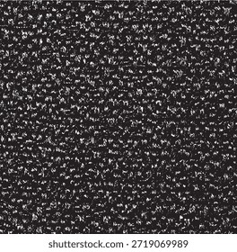 Textura de tecido vetorial. Textura angustiada do tecido de tecelagem. Fundo grunge. Ilustração de vetor de meio-tom abstrato. Sobreposição para criar efeito e profundidade interessantes. Preto isolado no branco. EPS10