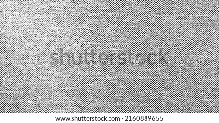 Vector fabric texture. Distressed texture of weaving fabric. Grunge background. Abstract halftone vector illustration. Overlay to create interesting effect and depth. Black isolated on white. EPS10.