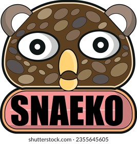 Vector Face Character Icon Art owl