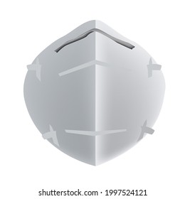 vector face mask design template