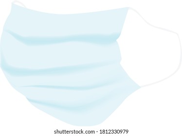 Vector Face mask on a white background