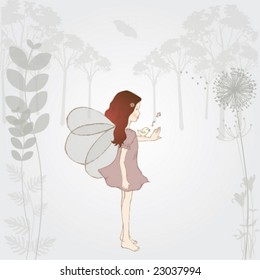 vector fairy illustration