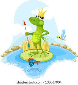 vector fairytale illustration