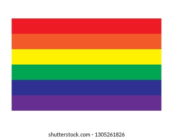 vector fale of rainbow