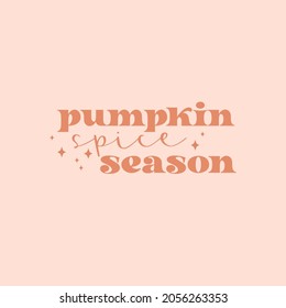 Vector fall quote. Modern calligraphy phrase. Hello autumn. Boho quote on white isolated background with dots.