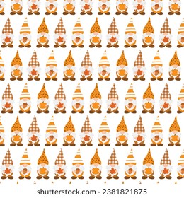 Vector fall seamless pattern. Thanksgiving Day Seamless Patterns. wallpaper and wrapping paper
