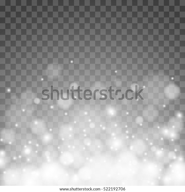 Vector Falling Snow Effect Isolated On Stock Vector (Royalty Free ...