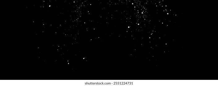 Vector falling snowflakes illustration background