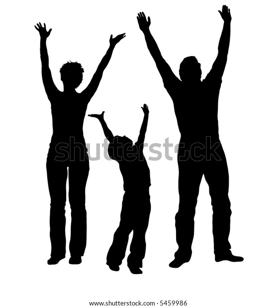 Download Vector Family Hands Stock Vector (Royalty Free) 5459986