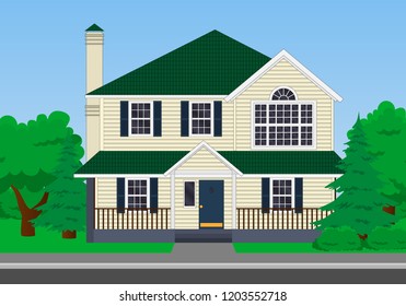 vector family house