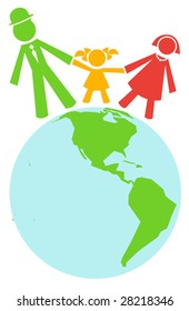 Vector family on the world