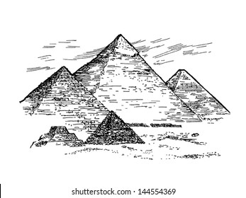 972 Pyramids Giza Sketch Images, Stock Photos & Vectors | Shutterstock