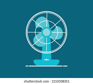 vector fan, elegant and very simple fan illustration