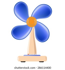 Vector Fan Icon Isolated on White Background. Electric Fan.