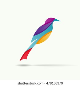 Vector of fantastic bird logo symbol or icon