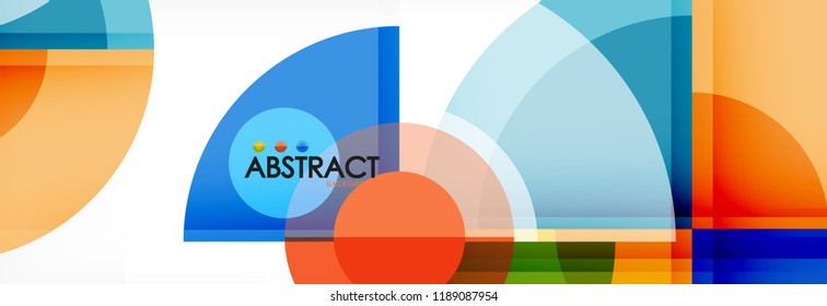 Vektor-fantastischer Kreis, moderne geometrische Hintergrund-Vorlage, abstrakte Illustration
