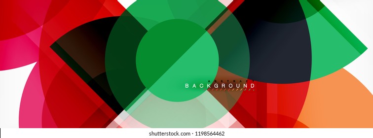 Vektor-fantastischer Kreis, moderne geometrische Hintergrund-Vorlage, abstrakte Illustration