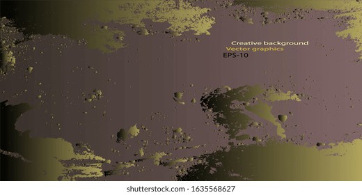 Vector fantastic spots modern futuristic background template, abstract illustration. Randomly scattered shapes. Abstract screen saver. EPS-10