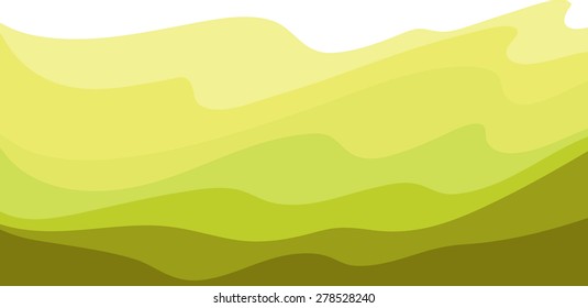 vector fantasy background in green