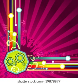 vector fantasy background illustration