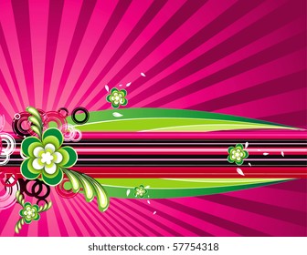 vector fantasy background illustration