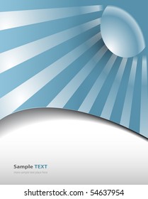 vector fantasy layout blue lines