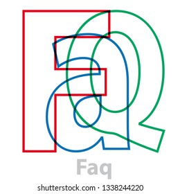 Vector faq. Broken text