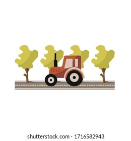 Vector  farm illustration.   illustration for banner, book, social media