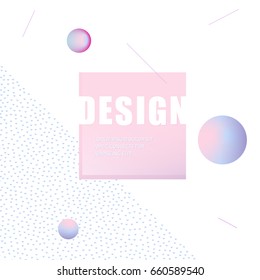 Vector fashion abstract figure background design. Modern Glamor template for banner, flyer, card, invitations, brochure and poster abstract element