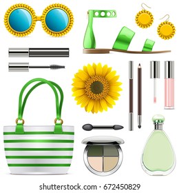 Vector Fashion Accessories Set 8