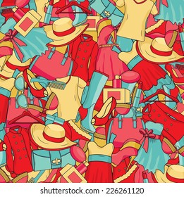 Vector fashion background