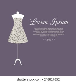 Vector fashion background.