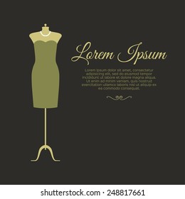 Vector fashion background.