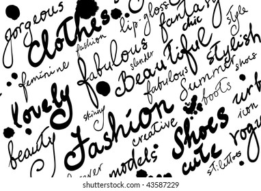 Vector fashion background