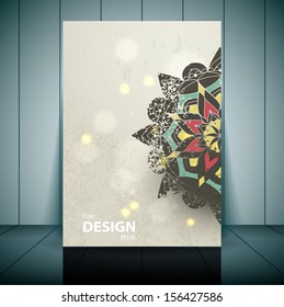 Vector Fashion brochure, flyer, magazine cover & poster template