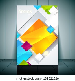 Vector Fashion brochure, flyer, magazine cover & poster template