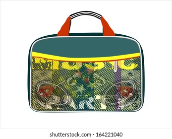 Vector fashion handbag