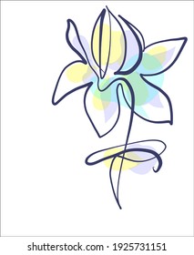 
VECTOR fashion handmade creative Background with a
stylish  original handmade  graphics sketch with beautiful Lotos  for design  religion  logo