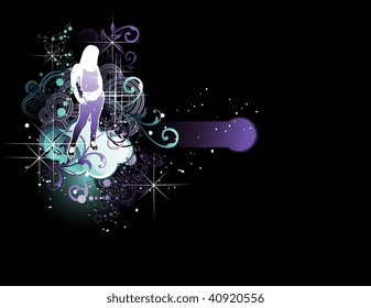 vector fashion illustration