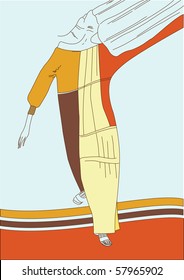 vector fashion illustration