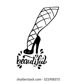 vector fashion illustration silhouette sketch footwear design