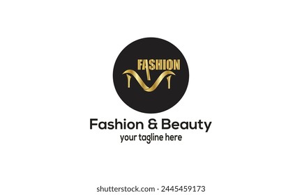 vector fashion logos and beauty shop