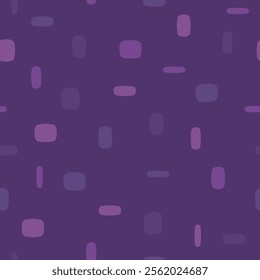 Vector fashion pattern. Seamless vector texture. Fabric print design. Ornament with line art blobs. Purple subtle background.