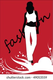vector fashion poster