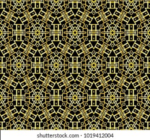 Vector fashion seamless pattern, geometric background