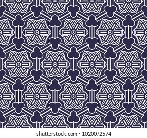Vector fashion seamless pattern, geometric background