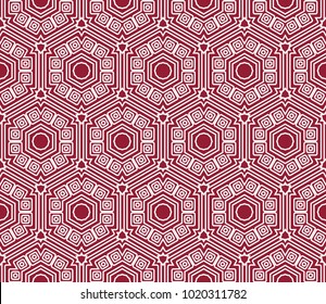 Vector fashion seamless pattern, geometric background